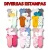 Kit 10 Peças Roupinha de Bebê Body Curto Estampado e Mijão Infantil