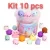 Kit 10 Squishy Mochi Bichinho Macio De Apertar Pop It Fidget Super