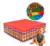Kit 10 Tapete Tatame Eva Linha Premium Bebê 50x50x1cm 10mm Coloridos Lisa