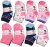 Kit 12 Pares Meia Infantil Antiderrapante 0-6 Meses Meninas