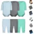 Calça Mijão Bebê Kit 5 Peças Masculino Algodão