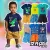 Kit 12 Peças De Roupa 1 Ao 14 Masculino 6 Camiseta +6 Shorts