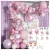 Kit 134peças Balões 5″10″ 12″ 18″ Roxo rosa fosco Balão Para Festas e Aniversários