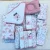 Kit 15 Peças Enxoval Completo Estampado Bordado Premium Menino Menina