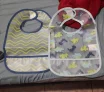 Kit 2 Babadores com Bolso Dino Buba