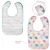 Kit 2 Babadores Com Bolso Passarinho, Buba, Colorido, pacote de 2