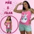 KIT 2 Baby Doll Mãe e Filha Unicornio Malha Confort Pijama Short Doll Verão