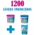 Kit 2 Baldes Lenços Umedecidos Fiesta + Refil (1200 Toalhas)