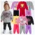 Kit 2 Conjuntos Moletom Infantil Menina 1 ao 16 Feminino Outono Inverno