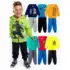 Kit 3 Conjuntos Canelado Premium Roupas de Bebê Conjunto Menino Menina 3 Body e 3 Mijão