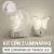 🛍️Kit 2 Mini Luminárias LED Lua Estrela e Borboleta Bivolt – Abajur Tomada Quarto Criança Suave