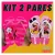 Kit 2 Pares Chinelo Sandália Feminino Infantil Menina Criança Slim Personagem Confortável Kids Macio Leve (25 ao 32)