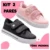 Kit 2 Pares Tênis Slip Infantil Menina Brilho Casual Delicado Confortável Escolar Promoção 20 ao 27