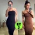 Kit 2 Vestidos Midi Canelado Confortável Macio Moda Anarruga Ousado
