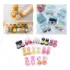 kit 2/4/6 pares Meia de Bebe meias Com sinos dê Bichinho 0 a 24 Meses