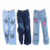 Kit 3 Calças Jeans Menina Wide Leg Infantil e Juvenil