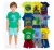 Kit 3 Conjuntos Verão Menino (Tam. 1 ao 8)