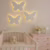 Kit 3 Enfeites  Borboletas Led Decorativa Quarto Menina Led Tamanho P