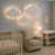 🛍️ Kit 3 Luminárias Nuvem MDF Led
