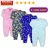 Kit 3 Macacão Soft De Bebê Com Botões Enxoval Infantil P-M-G
