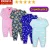 Kit 3 Macacão Soft De Bebê Com Botões Enxoval Infantil
