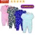 🛍️Kit 3 Macacão Soft De Bebê Com Botões Enxoval Infantil