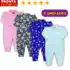 🛍️kit 4 Peças ,Body e calca Bebe Menina Menino para inverno manga longa