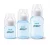 Kit 3 Mamadeiras Clássica Anticólica 125/260/330ml Azul – Philips Avent