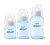 Kit 3 Mamadeiras Clássica Anticólica 125/260/330ml Azul – Philips Avent