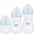 Buba, Kit 3 Mamadeiras Easy Flow Elefante Rosa 120/270/330ml