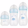 Kit 3 Mamadeiras Easy Flow Nuvem Azul 120/270/330ml