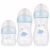 Kit 3 Mamadeiras Easy Flow Nuvem Azul 120/270/330ml