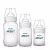Kit 3 mamadeiras Philips Avent Classic 125, 260 e 330ml transparente
