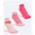 Kit 3 Pares Meias Soquete Feminina Estampadas Marisa-70244