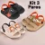Kit 3 Pares Papete Sandália Infantil Menino e Chinelo Nuvem