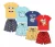 Kit 3 Pijamas Infantil Manga Curta (Tam. 1 ao 4)