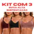Kit 3 Short Infantil Bebê Recém Nascido Moletinho 100% Algodão de Super Confortável de Alta Qualidade