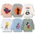 Kit 4 Blusas Manga Longa Masculina/Menino Estampada Infantil Juvenil Meia Estação Cotton