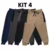 🛍 Kit 4 Calças Moletom Estilosas Menino