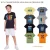 🛍️Kit 4 Camisetas Manga Curta em Meia Malha Premium Juvenil Menino Cores e Estampas Variadas 2 ao 16