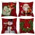 > KIT 4 CAPAS DE ALMOFADAS DECORATIVAS NATAL PAPAI NOEL BONECO DE NEVE FELIZ NATAL  RENA – TAMANHO 45X45