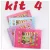 kit 4 Livro de colorir Capa dura48 páginas 180 gPáginas A5
