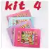 Kit com 2 Meia calça infantil Frio Inverno Para Bebê Menina cor Branca/Preto
