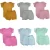 🛍️kit 4 peças body + shortinho menina e menino para bebe infantil canelado