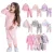 Kit 4 peças Conjunto Fleece Inverno Infantil Estampado Menina 1 ao 14