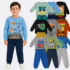 Kit 6 Peças Conjunto Infantil Verão Menino 3 Blusas+3 Shorts Cor Menino / 1 Ano