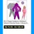 🛍Kit 3 Macacão Plush Inverno Manga Longa Bebê Infantil Menino Menina Quentinho
