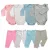 kit 4 peças mijão calça e body manga longa infantil bebe masculino e feminino
