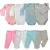 kit 4 peças mijão calça e body manga longa infantil bebe masculino e feminino