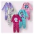 KIT 4 peças Pijama infantil MENINA inverno comprido manga longa 2 calças e 2 blusas feminino algodão